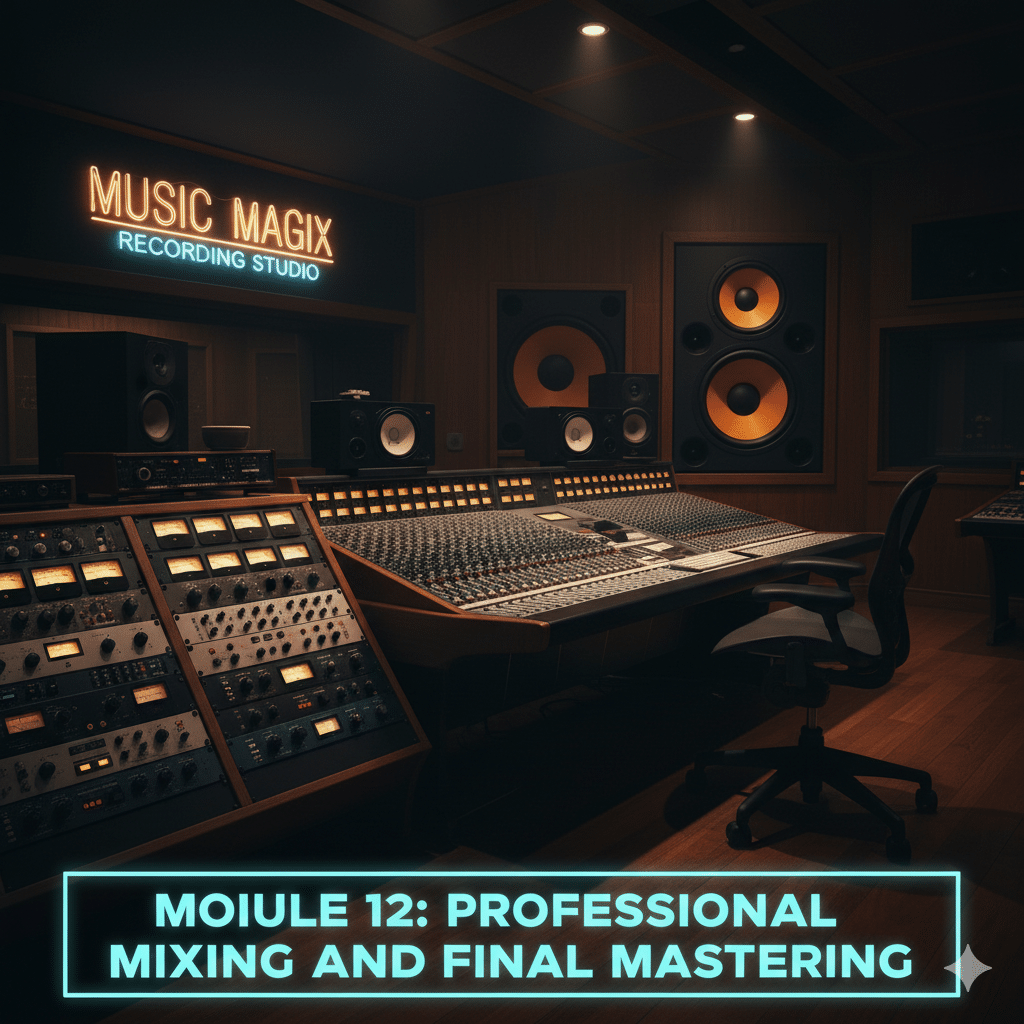 12 Professional mixing and final mastering setup